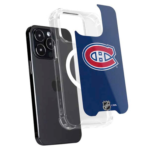 NHL Montreal Canadiens Distressed iPhone 16 Pro MagSafe Case